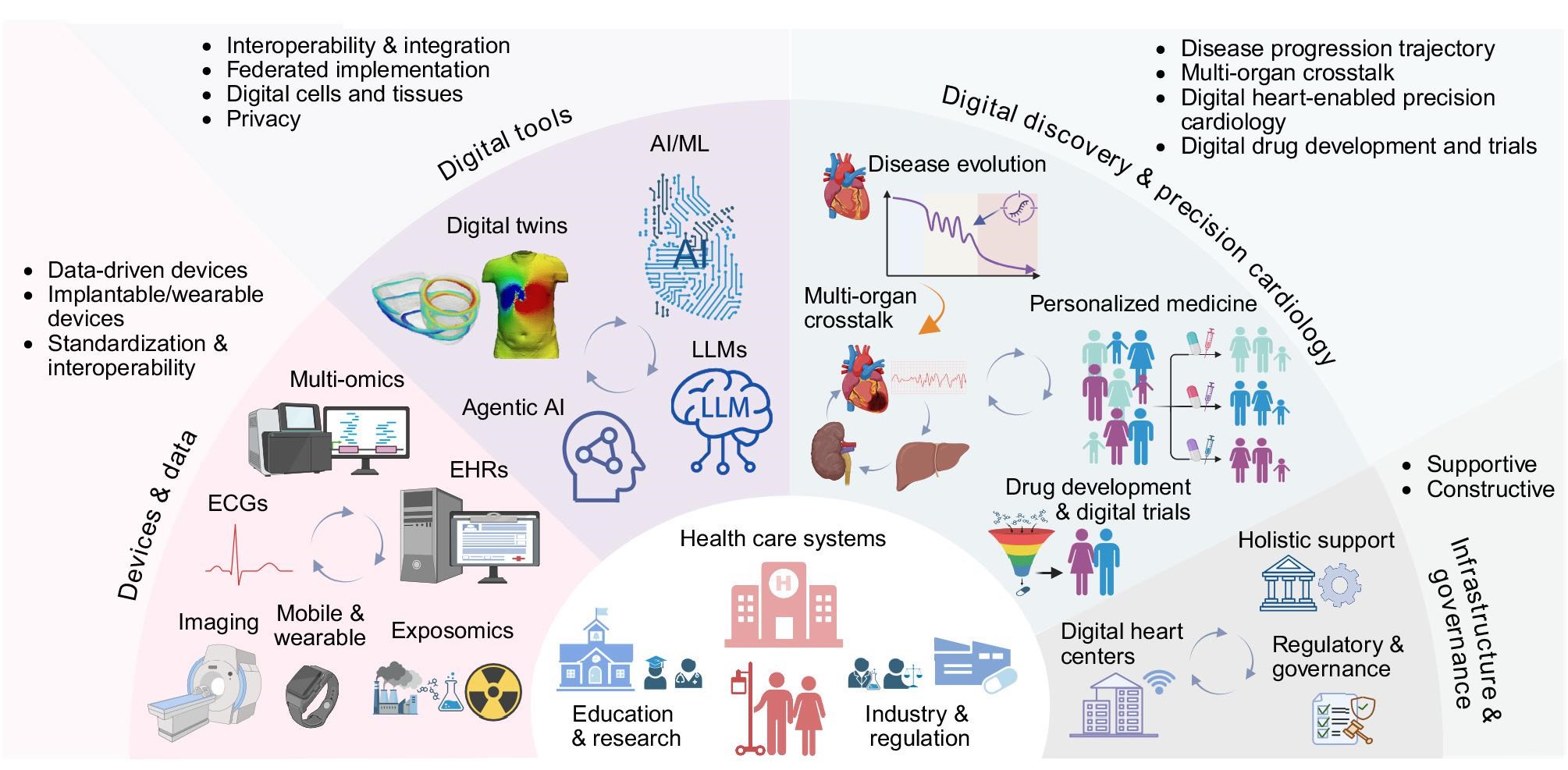 Conceptual framework of the digital heart ecosystem